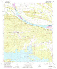 Fourche Arkansas Historical topographic map, 1:24000 scale, 7.5 X 7.5 Minute, Year 1961