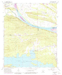 Fourche Arkansas Historical topographic map, 1:24000 scale, 7.5 X 7.5 Minute, Year 1961