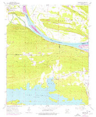 Fourche Arkansas Historical topographic map, 1:24000 scale, 7.5 X 7.5 Minute, Year 1961