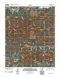 Fourche SW Arkansas Historical topographic map, 1:24000 scale, 7.5 X 7.5 Minute, Year 2011