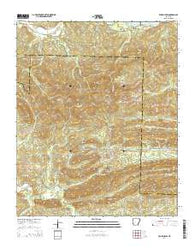 Fourche SW Arkansas Current topographic map, 1:24000 scale, 7.5 X 7.5 Minute, Year 2014