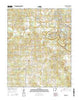 Franklin Arkansas Current topographic map, 1:24000 scale, 7.5 X 7.5 Minute, Year 2014