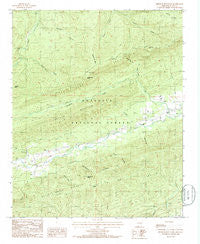Freedom Mountain Arkansas Historical topographic map, 1:24000 scale, 7.5 X 7.5 Minute, Year 1985
