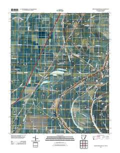 Frenchmans Bayou Arkansas Historical topographic map, 1:24000 scale, 7.5 X 7.5 Minute, Year 2011