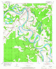 Fulton Arkansas Historical topographic map, 1:24000 scale, 7.5 X 7.5 Minute, Year 1951