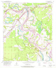 Fulton Arkansas Historical topographic map, 1:24000 scale, 7.5 X 7.5 Minute, Year 1951