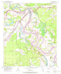 Fulton Arkansas Historical topographic map, 1:24000 scale, 7.5 X 7.5 Minute, Year 1951