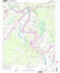Fulton Arkansas Historical topographic map, 1:24000 scale, 7.5 X 7.5 Minute, Year 1951