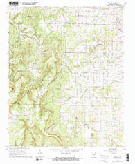 Gaither Arkansas Historical topographic map, 1:24000 scale, 7.5 X 7.5 Minute, Year 1967