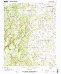 Gaither Arkansas Historical topographic map, 1:24000 scale, 7.5 X 7.5 Minute, Year 1967