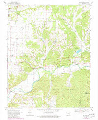 Gallatin Arkansas Historical topographic map, 1:24000 scale, 7.5 X 7.5 Minute, Year 1970