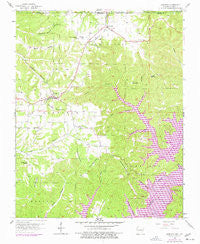 Garfield Arkansas Historical topographic map, 1:24000 scale, 7.5 X 7.5 Minute, Year 1958