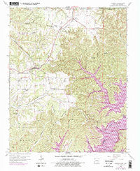 Garfield Arkansas Historical topographic map, 1:24000 scale, 7.5 X 7.5 Minute, Year 1958