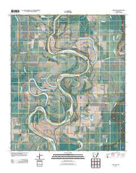 Garland Arkansas Historical topographic map, 1:24000 scale, 7.5 X 7.5 Minute, Year 2011