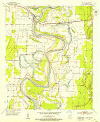 Garland Arkansas Historical topographic map, 1:24000 scale, 7.5 X 7.5 Minute, Year 1952