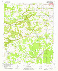 Garner Arkansas Historical topographic map, 1:24000 scale, 7.5 X 7.5 Minute, Year 1963