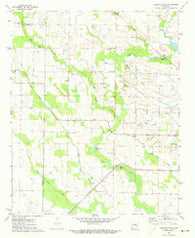 Garrett Grove Arkansas Historical topographic map, 1:24000 scale, 7.5 X 7.5 Minute, Year 1971