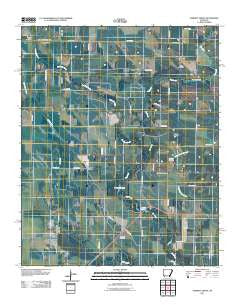 Garrett Grove Arkansas Historical topographic map, 1:24000 scale, 7.5 X 7.5 Minute, Year 2011