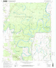 Georgetown Arkansas Historical topographic map, 1:24000 scale, 7.5 X 7.5 Minute, Year 1968