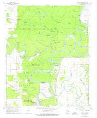 Georgetown Arkansas Historical topographic map, 1:24000 scale, 7.5 X 7.5 Minute, Year 1968