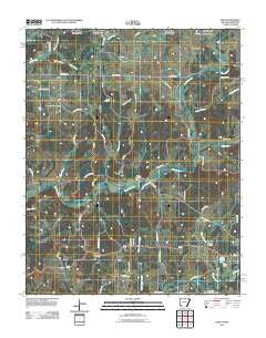 Gepp Arkansas Historical topographic map, 1:24000 scale, 7.5 X 7.5 Minute, Year 2011