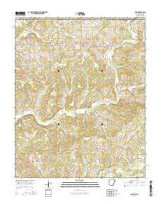 Gepp Arkansas Current topographic map, 1:24000 scale, 7.5 X 7.5 Minute, Year 2014