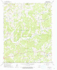 Gepp Arkansas Historical topographic map, 1:24000 scale, 7.5 X 7.5 Minute, Year 1966