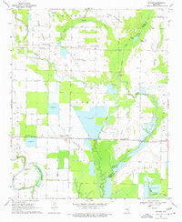 Geridge Arkansas Historical topographic map, 1:24000 scale, 7.5 X 7.5 Minute, Year 1969