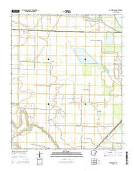 Gethsemane Arkansas Current topographic map, 1:24000 scale, 7.5 X 7.5 Minute, Year 2014