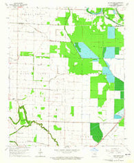 Gethsemane Arkansas Historical topographic map, 1:24000 scale, 7.5 X 7.5 Minute, Year 1964