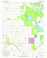 Gethsemane Arkansas Historical topographic map, 1:24000 scale, 7.5 X 7.5 Minute, Year 1964