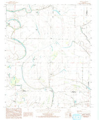 Gieseck Arkansas Historical topographic map, 1:24000 scale, 7.5 X 7.5 Minute, Year 1984