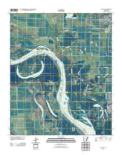 Gillett Arkansas Historical topographic map, 1:24000 scale, 7.5 X 7.5 Minute, Year 2011
