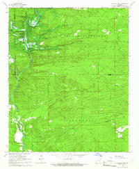 Gillham Dam Arkansas Historical topographic map, 1:24000 scale, 7.5 X 7.5 Minute, Year 1964