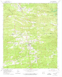 Gillham Arkansas Historical topographic map, 1:24000 scale, 7.5 X 7.5 Minute, Year 1964