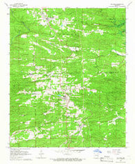 Gillham Arkansas Historical topographic map, 1:24000 scale, 7.5 X 7.5 Minute, Year 1964