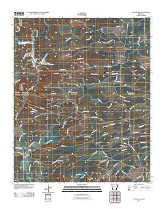 Gillham Dam Arkansas Historical topographic map, 1:24000 scale, 7.5 X 7.5 Minute, Year 2011