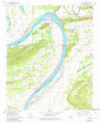 Gleason Arkansas Historical topographic map, 1:24000 scale, 7.5 X 7.5 Minute, Year 1961