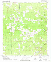 Glendale Arkansas Historical topographic map, 1:24000 scale, 7.5 X 7.5 Minute, Year 1973