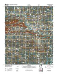 Glenwood Arkansas Historical topographic map, 1:24000 scale, 7.5 X 7.5 Minute, Year 2011