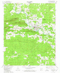 Glenwood Arkansas Historical topographic map, 1:24000 scale, 7.5 X 7.5 Minute, Year 1979