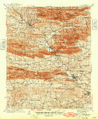 Glenwood Arkansas Historical topographic map, 1:62500 scale, 15 X 15 Minute, Year 1942