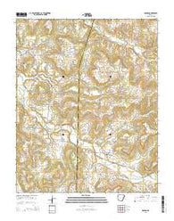 Goshen Arkansas Current topographic map, 1:24000 scale, 7.5 X 7.5 Minute, Year 2014