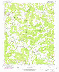 Goshen Arkansas Historical topographic map, 1:24000 scale, 7.5 X 7.5 Minute, Year 1958