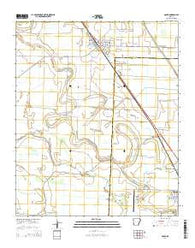 Gould Arkansas Current topographic map, 1:24000 scale, 7.5 X 7.5 Minute, Year 2014