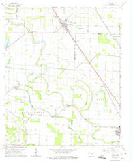 Gould Arkansas Historical topographic map, 1:24000 scale, 7.5 X 7.5 Minute, Year 1964