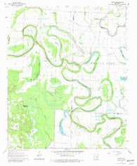 Gourd Arkansas Historical topographic map, 1:24000 scale, 7.5 X 7.5 Minute, Year 1964