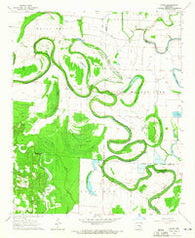 Gourd Arkansas Historical topographic map, 1:24000 scale, 7.5 X 7.5 Minute, Year 1964