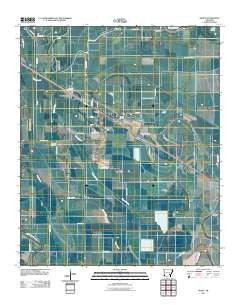Grady Arkansas Historical topographic map, 1:24000 scale, 7.5 X 7.5 Minute, Year 2011