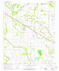 Grady Arkansas Historical topographic map, 1:24000 scale, 7.5 X 7.5 Minute, Year 1964